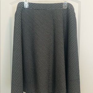 Talbots Geometric Knit Skirt Size 16W